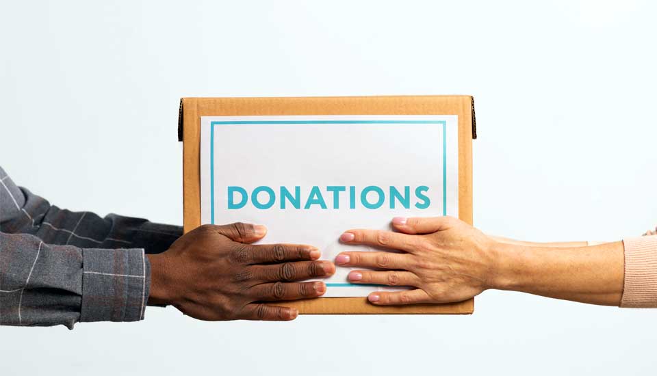 Make sure when you are giving donations you are being safe by using these tips